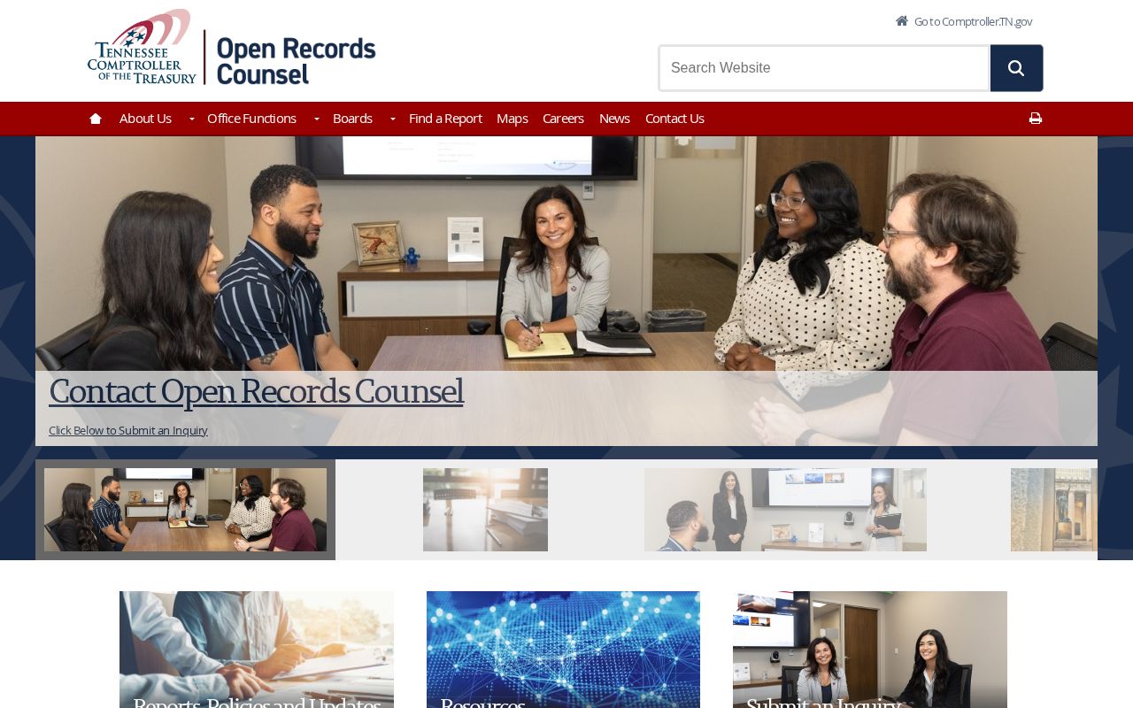 Unicoi County 24-hour release request guidance from Open Records Counsel